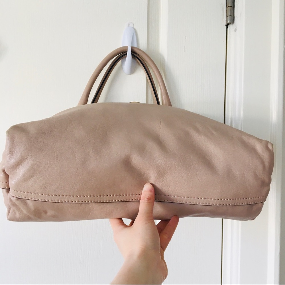 Marc Jacobs Made in Italy Nude Leather Paradise Rio Satchel Bag - Picture 7 of 14